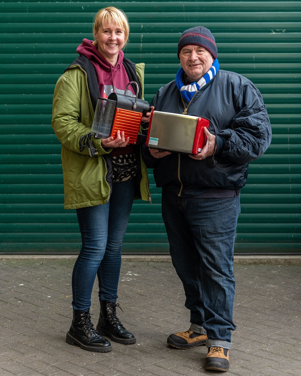 Picture of a real freegler, looking happy. Photo by Alex Bamford.