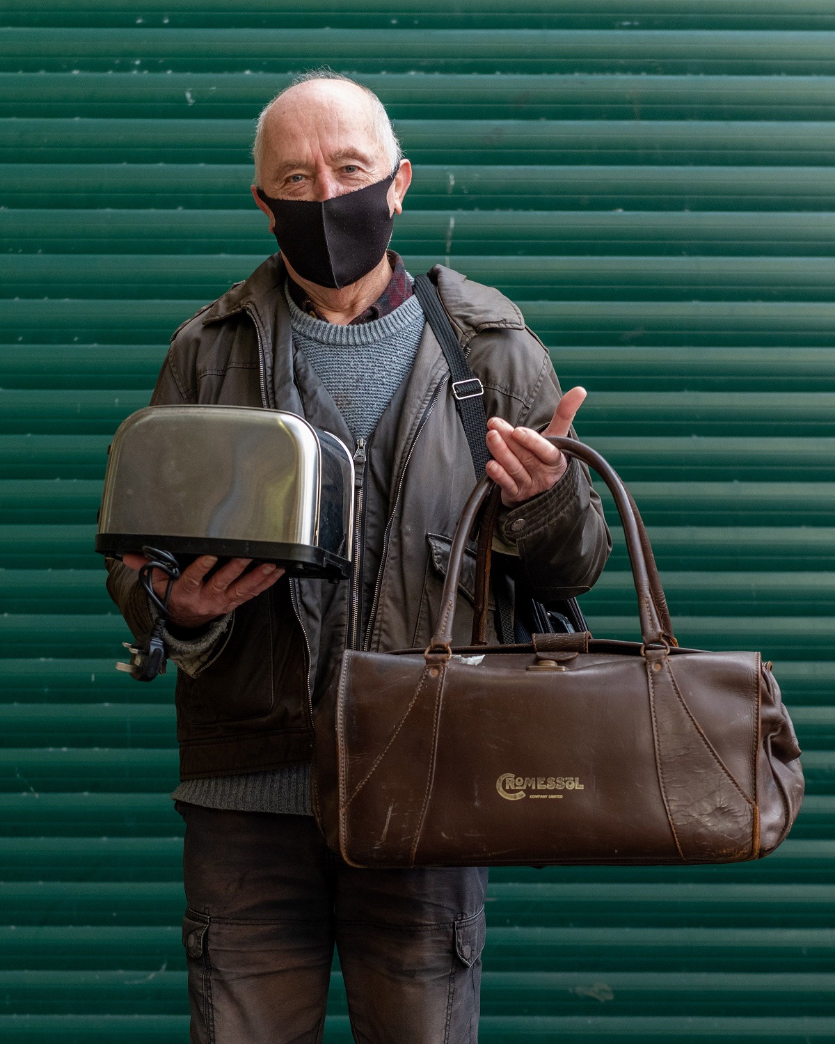Picture of a real freegler, looking happy. Photo by Alex Bamford.