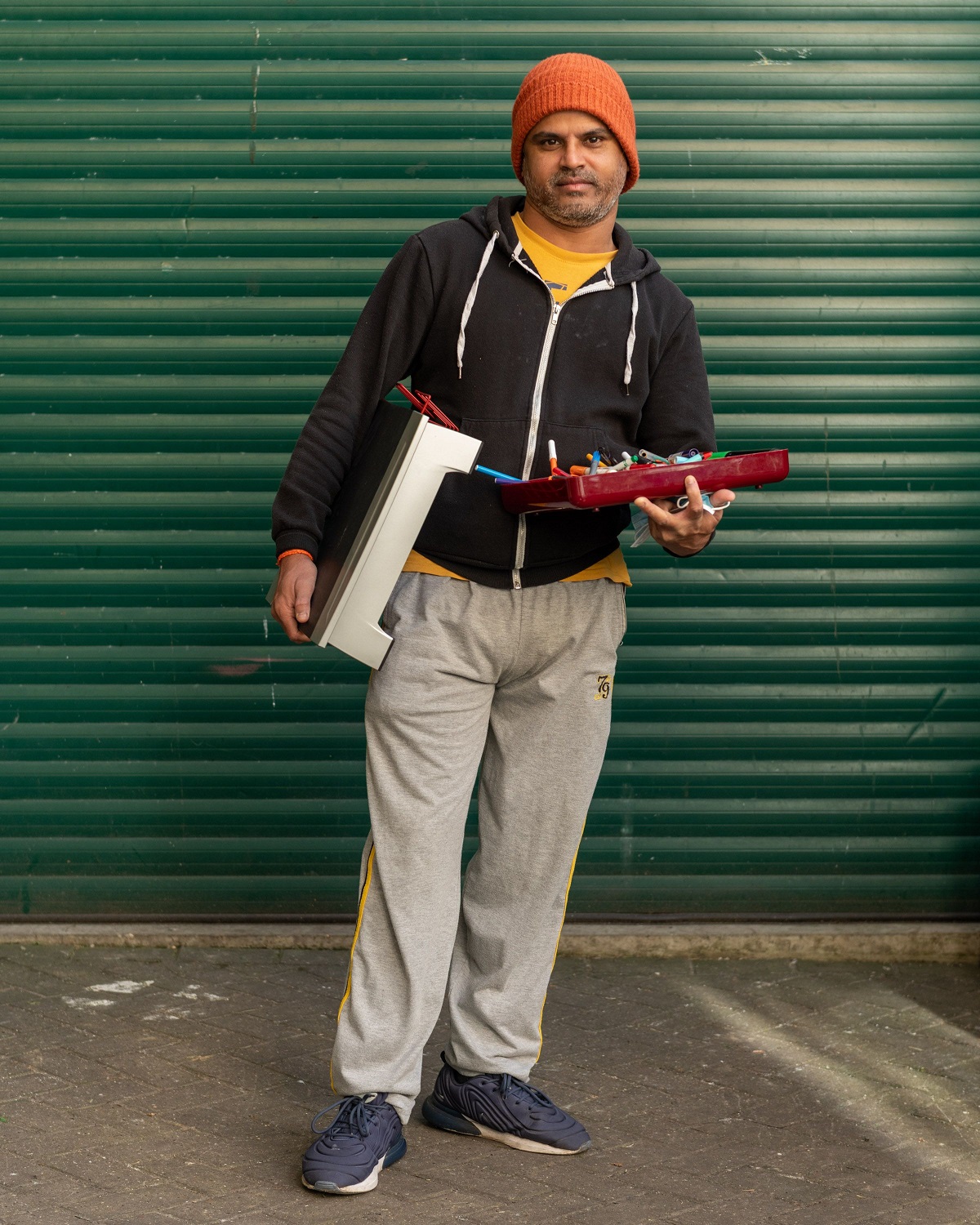 Picture of a real freegler, looking happy. Photo by Alex Bamford.